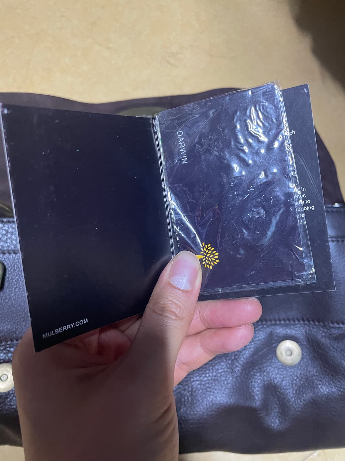 멀버리 백 브라운 상품이미지5