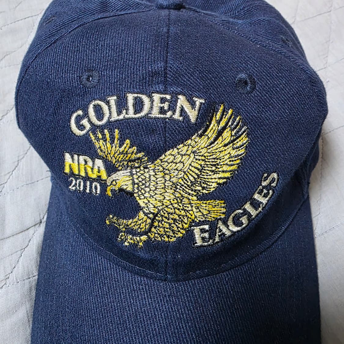 [OS] 빈티지 NRA 골든 이글 6패널 볼캡 네이비 ver 페이딩 상품이미지2