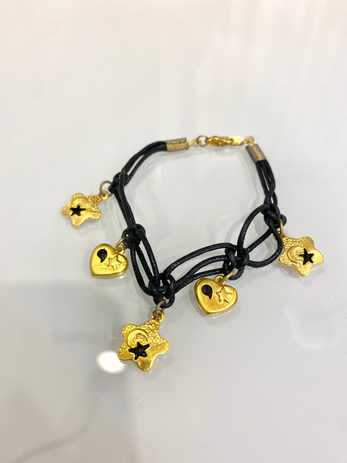 Heart &Star Leather Bracelet 상품이미지1