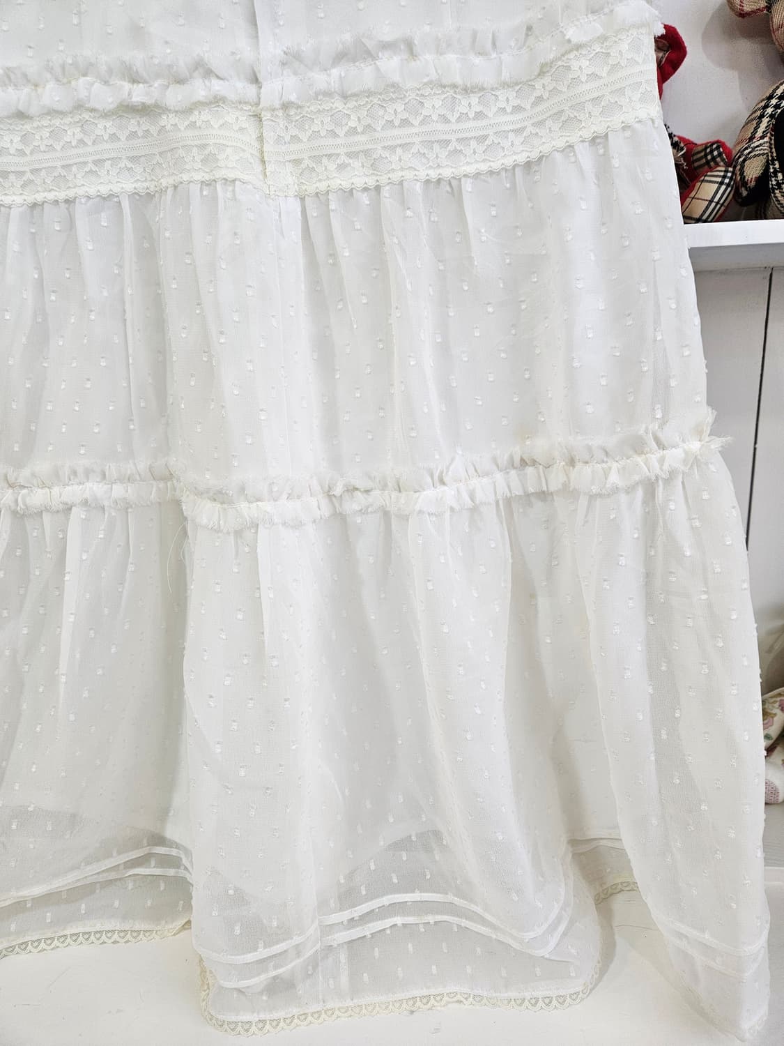 ONKYO 레이스 도트 원피스 상품이미지6