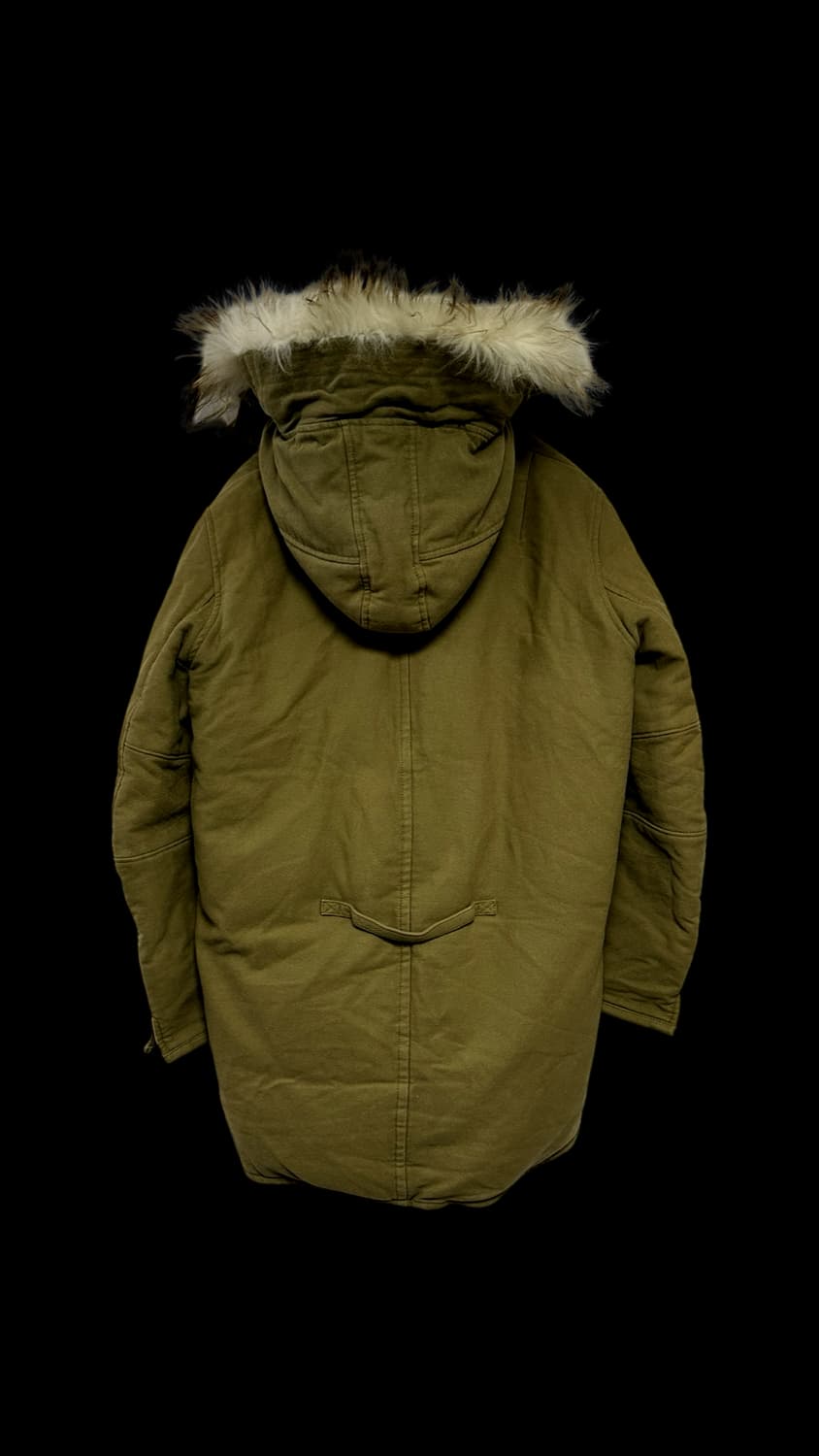 시스템 올리브 그린 퍼 파카 상품이미지2