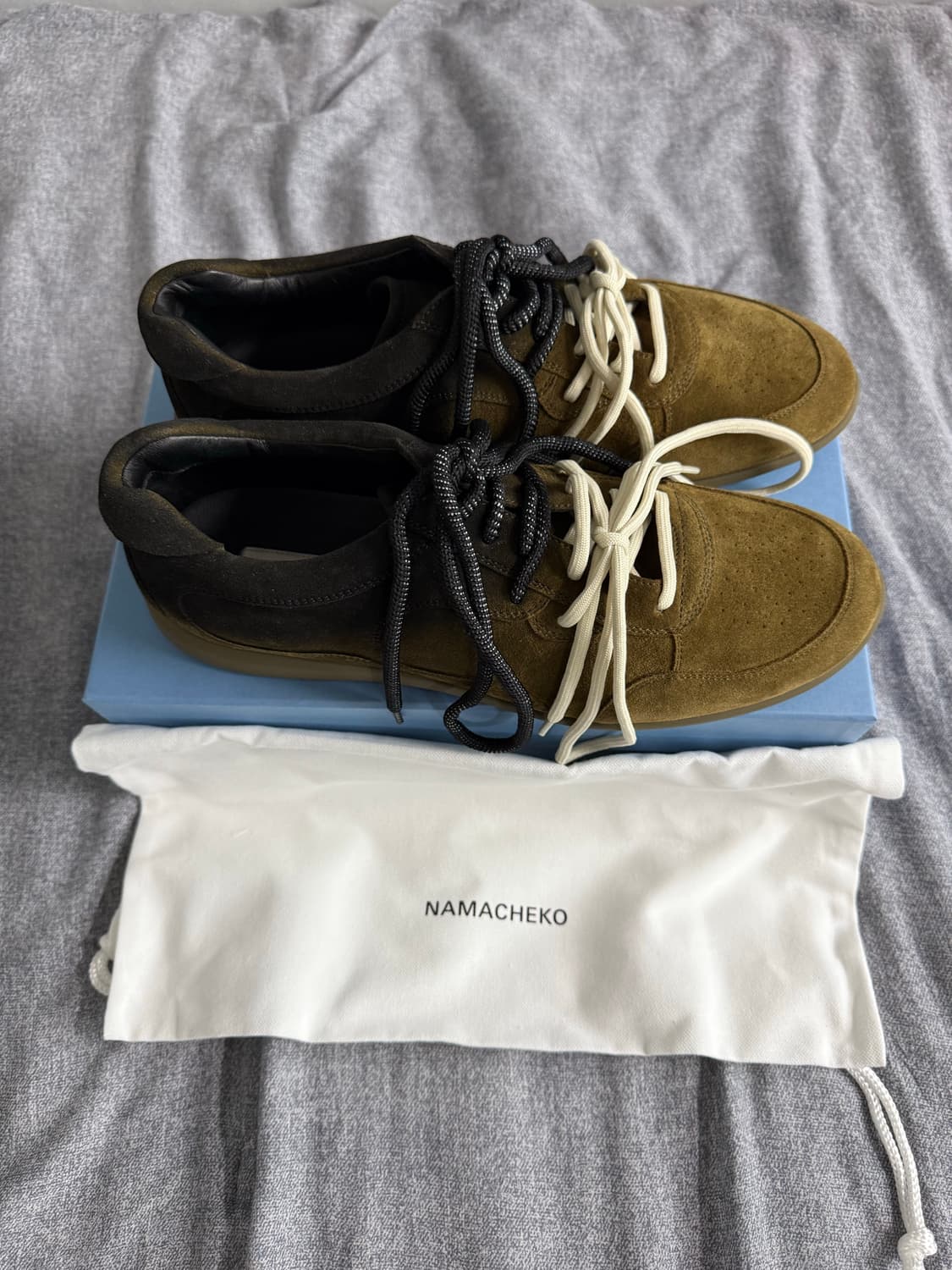 나마체코 오스터리 스니커 스프레이드 모스 그린(43) 상품이미지1