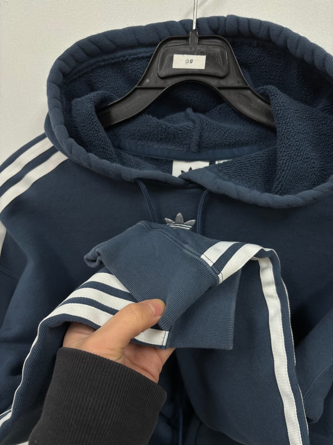 아디다스 우먼 크롭 후드티 상품이미지3