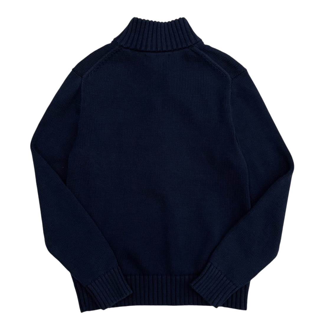 폴로 랄프로렌 버건디포니 네이비 니트 집업 L 상품이미지3