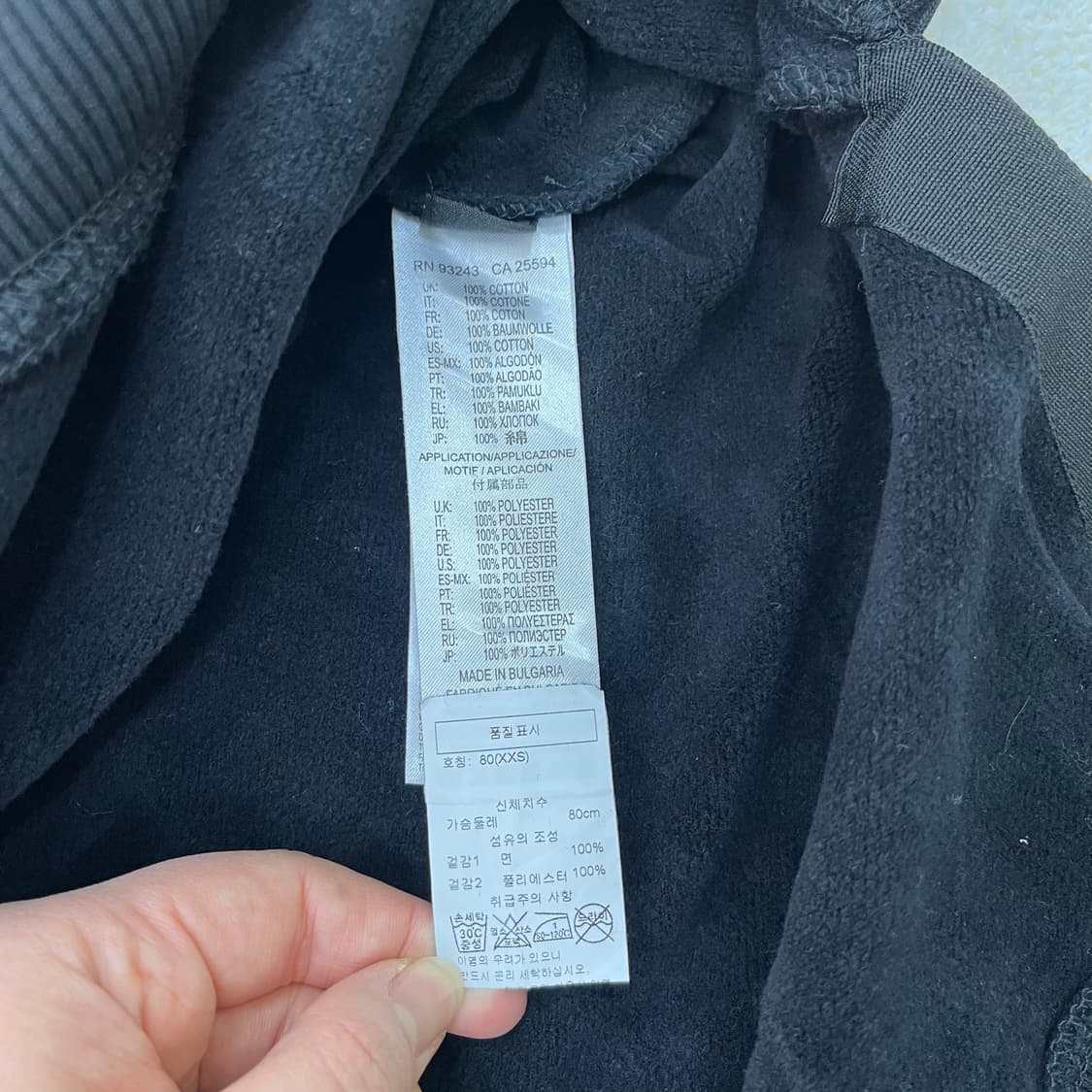 80 디젤 후드 스웨트 원피스 0304M 상품이미지3