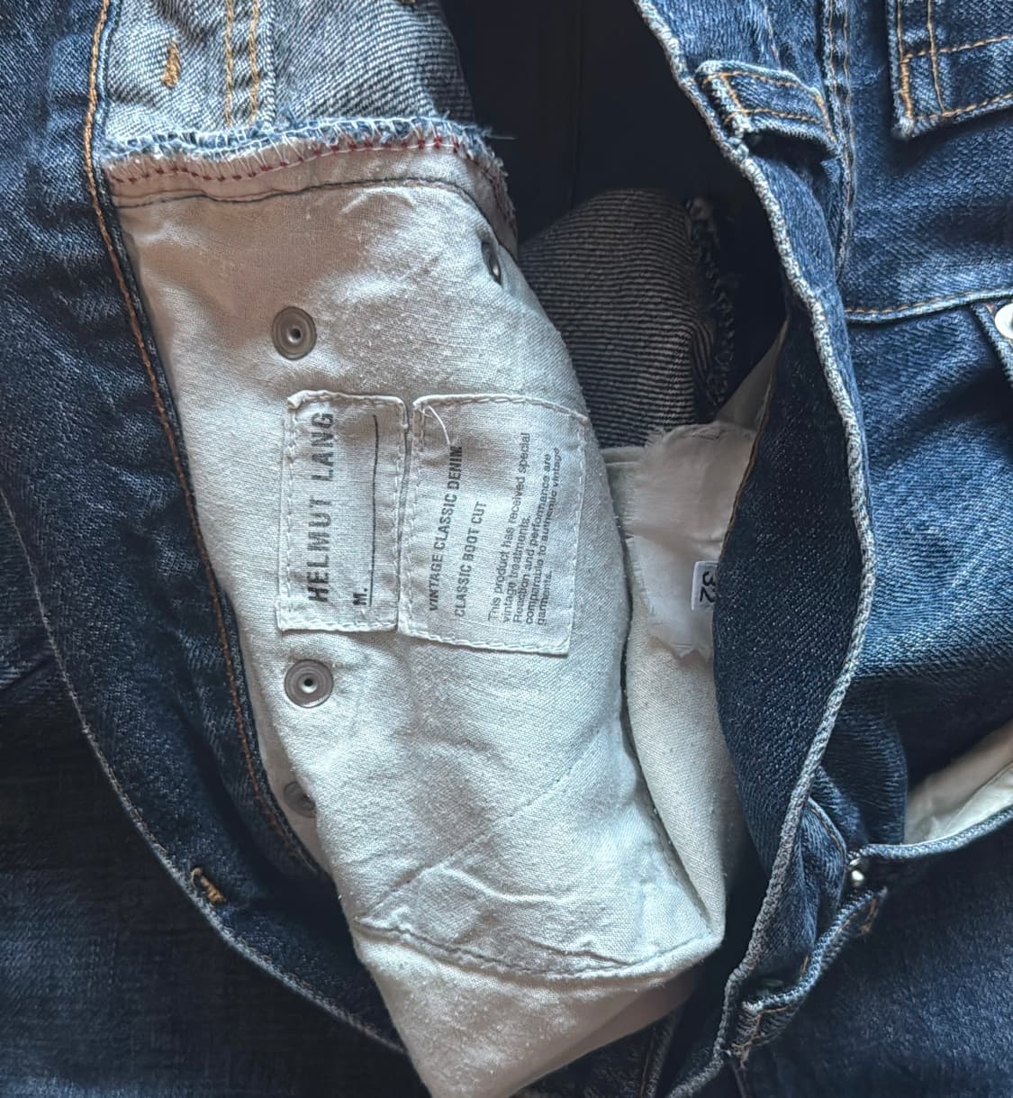 90s 헬무트랭 클래식 부츠컷 데님 팬츠 상품이미지5