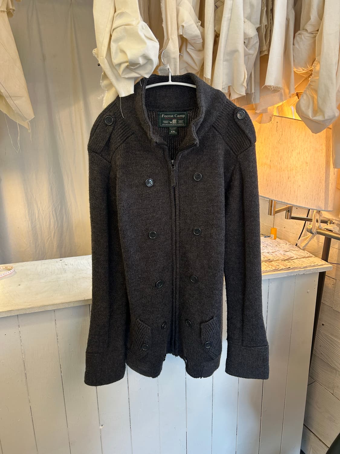 Forest camp 니트집업 상품이미지4