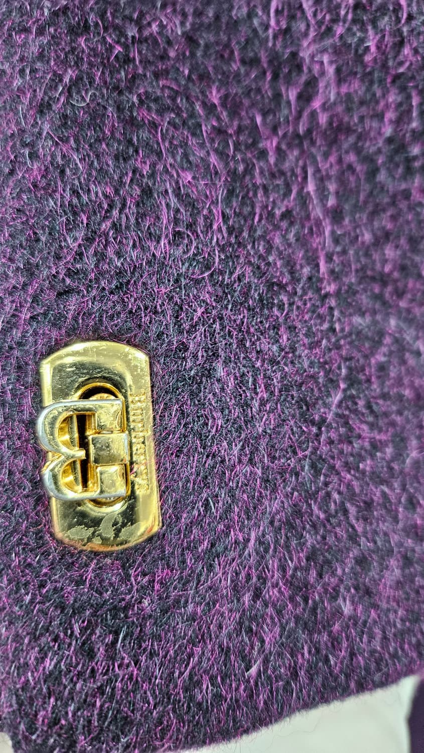 버버리 퍼플롱코트 상품이미지4