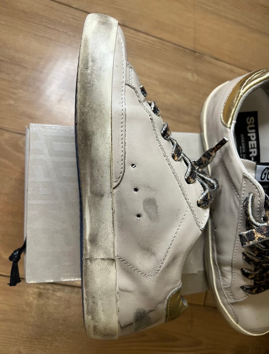 골든구스 슈퍼스타 베이지/푸시아 36 상품이미지5