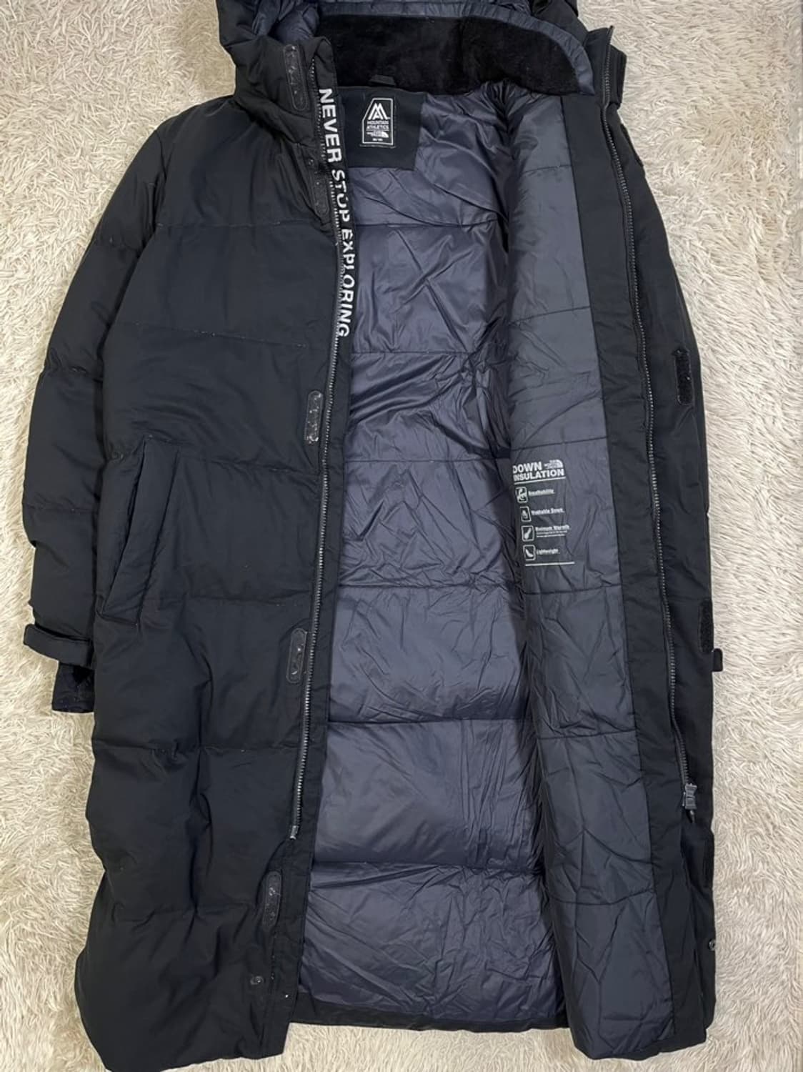 노스페이스 구스다운 롱 패딩/#163 상품이미지4