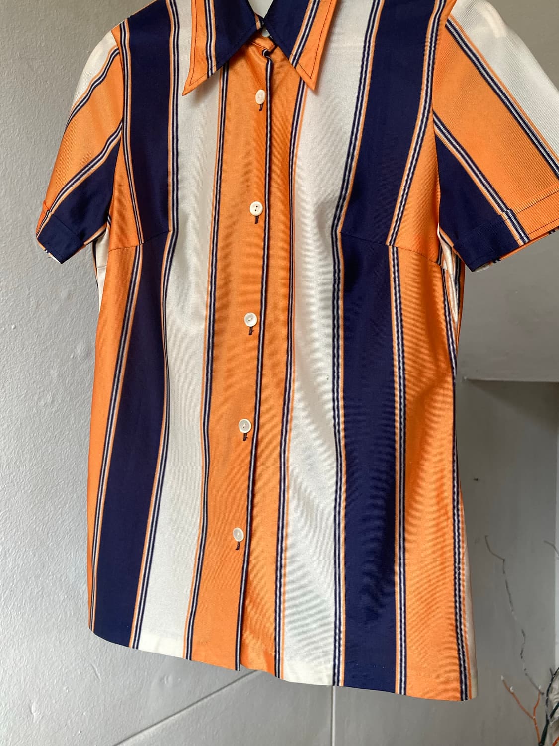 y2k 슬림핏 스트라이프 셔츠 상품이미지3