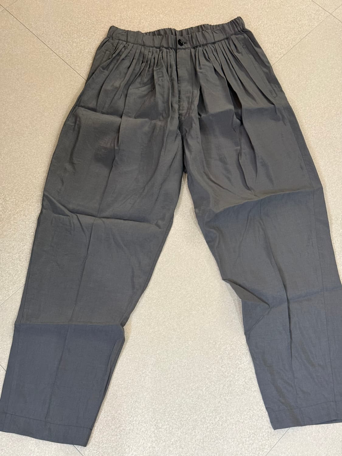 르메르 플리츠 릴렉스드 팬츠 알루미늄 44 상품이미지3