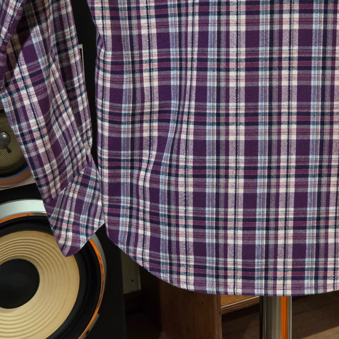 컬럼비아 웨스턴 퍼플 체크 셔츠 상품이미지6