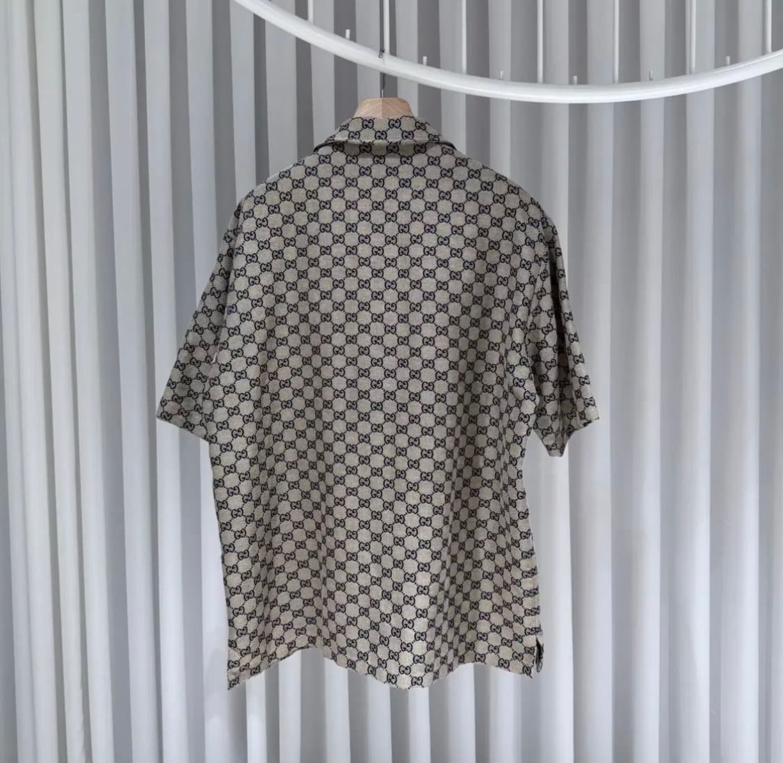 48 / 구찌 GG 모노그램 베이지 반팔셔츠 상품이미지4