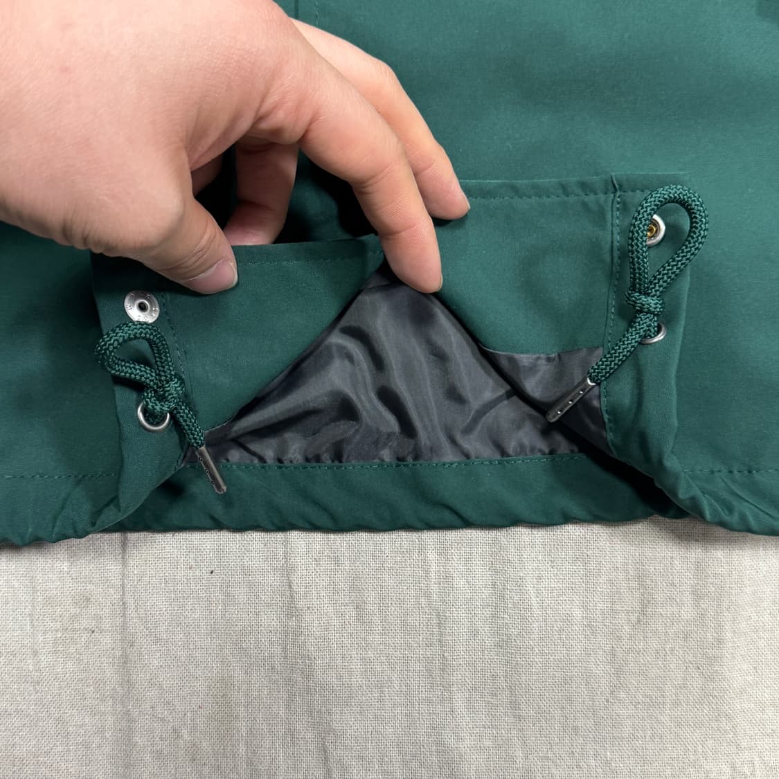 벤데이비스 플레임 그린 나일론 자켓 L 상품이미지5