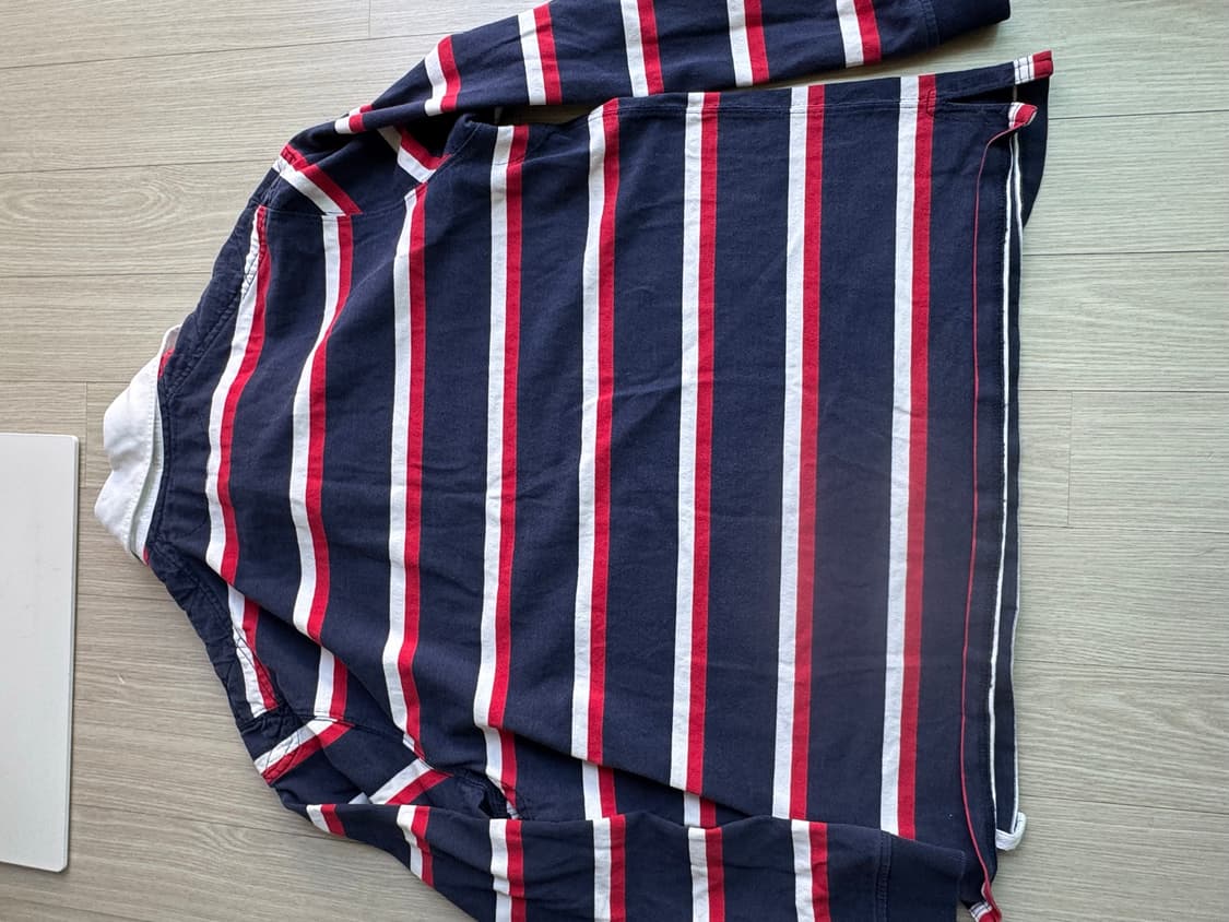 폴로 럭비 스트라이프 카라 롱슬리브 xL 상품이미지7