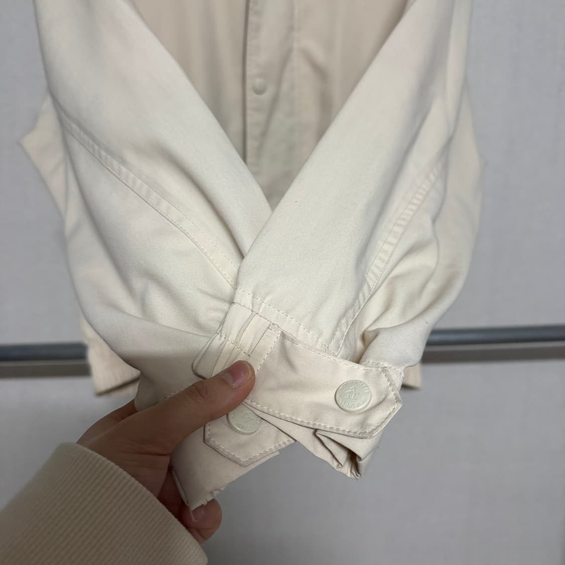 먼싱웨어 아이보리 배색 바람막이 100 상품이미지6