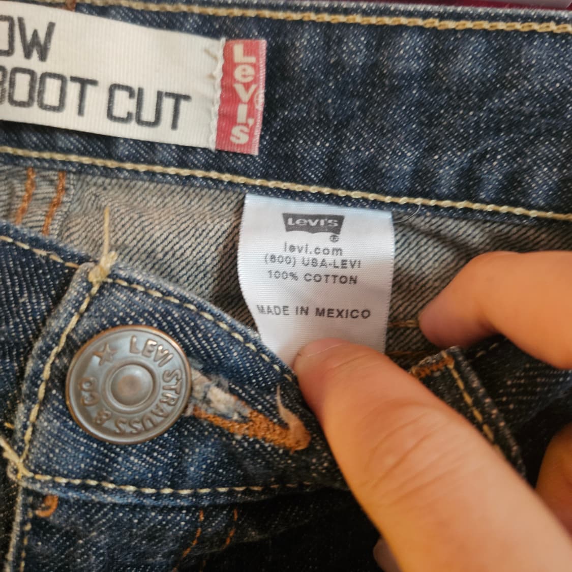 리바이스(Levis) No.518 빈티지 세미 부츠컷 27-28 size 상품이미지8