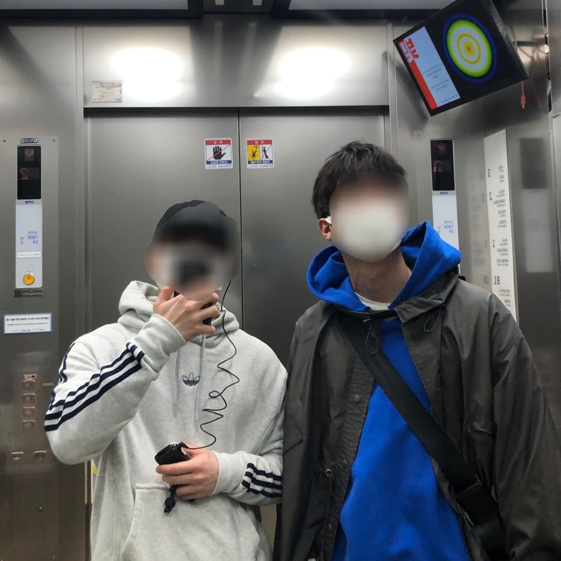 비헤비어 스노우 파카 그레이m (착용샷 O) 상품이미지7