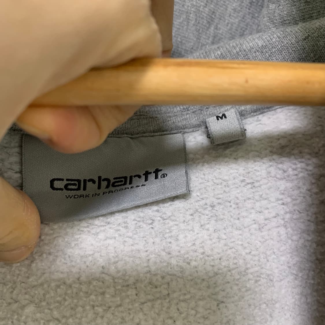 칼하트 그레이 베이직 후드 집업 여성 M 빈티지 상품이미지4