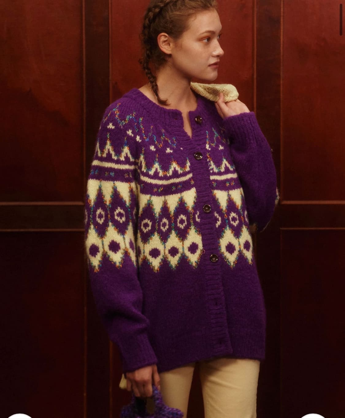 그린버터 노르딕기디건  상품이미지1