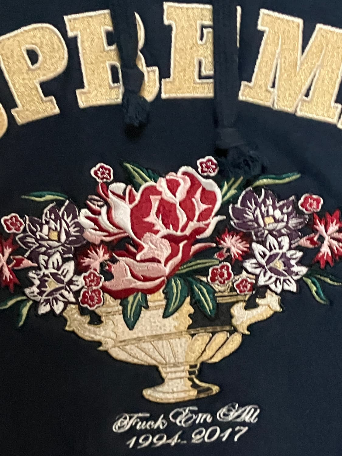 슈프림 센터피스 후드 m 상품이미지2