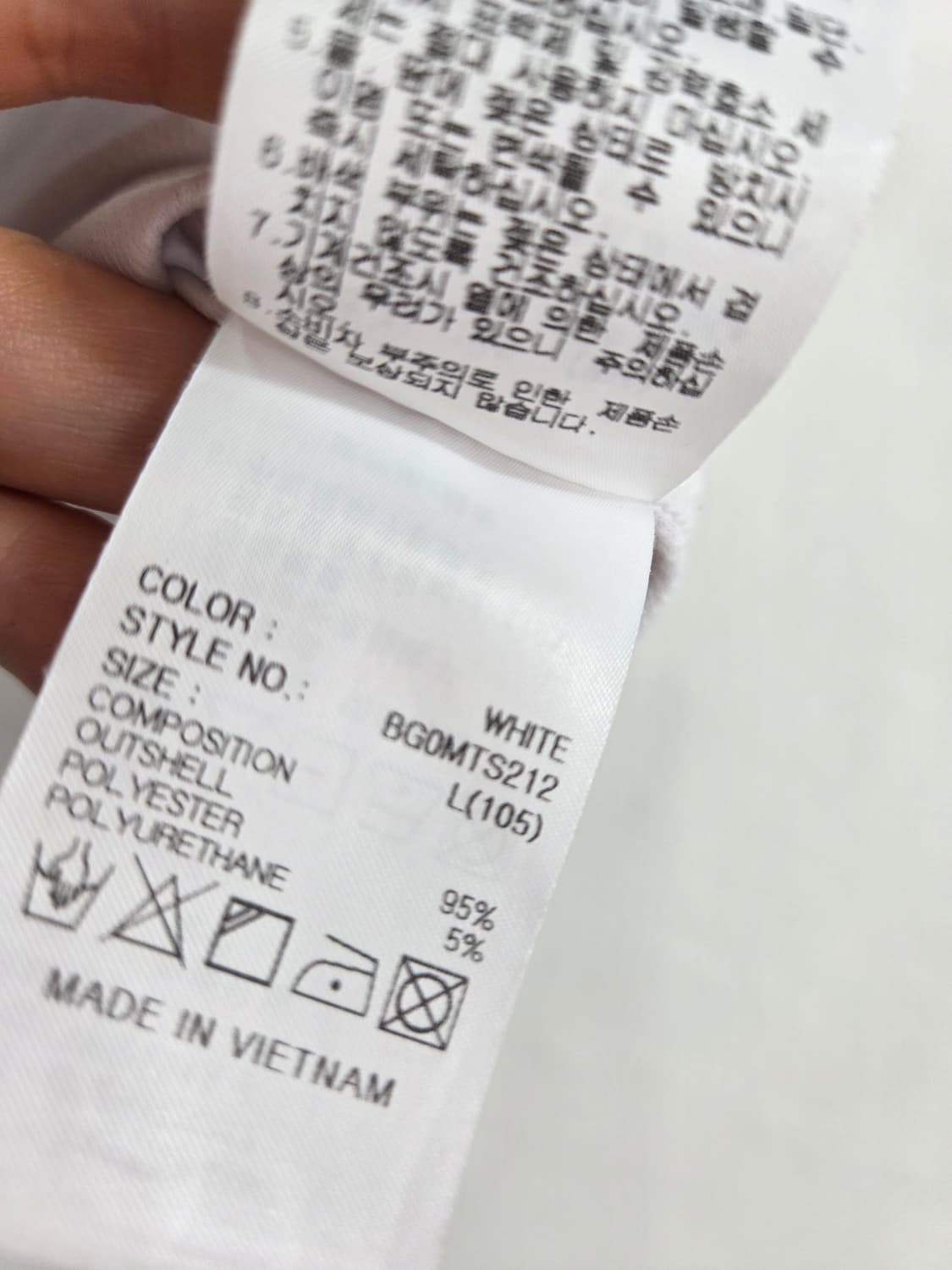 까스텔바작 화이트 패턴 반팔 카라티 L-32000 상품이미지6