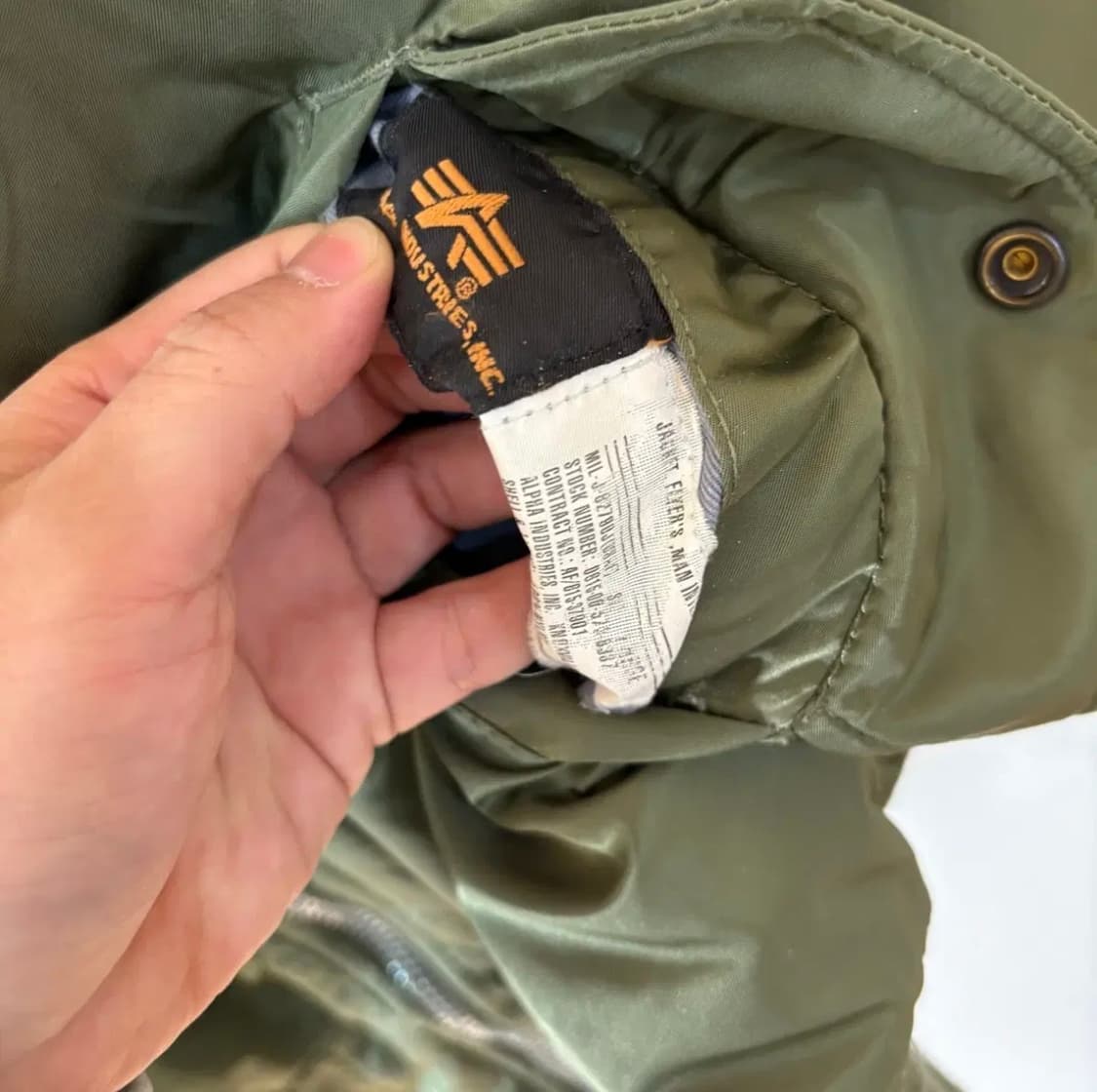 알파인더스트리 항공점퍼L 상품이미지5