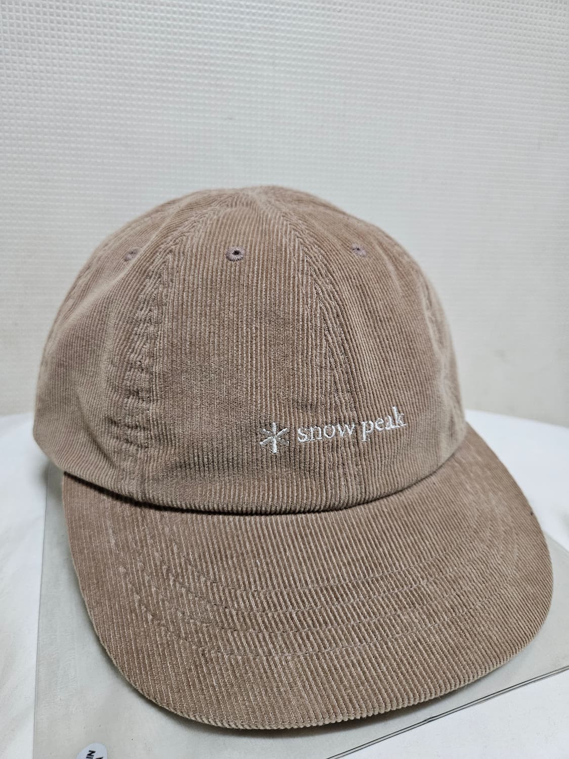 스노우피크 코듀로이 8패널 볼캡 브라운 상품이미지1
