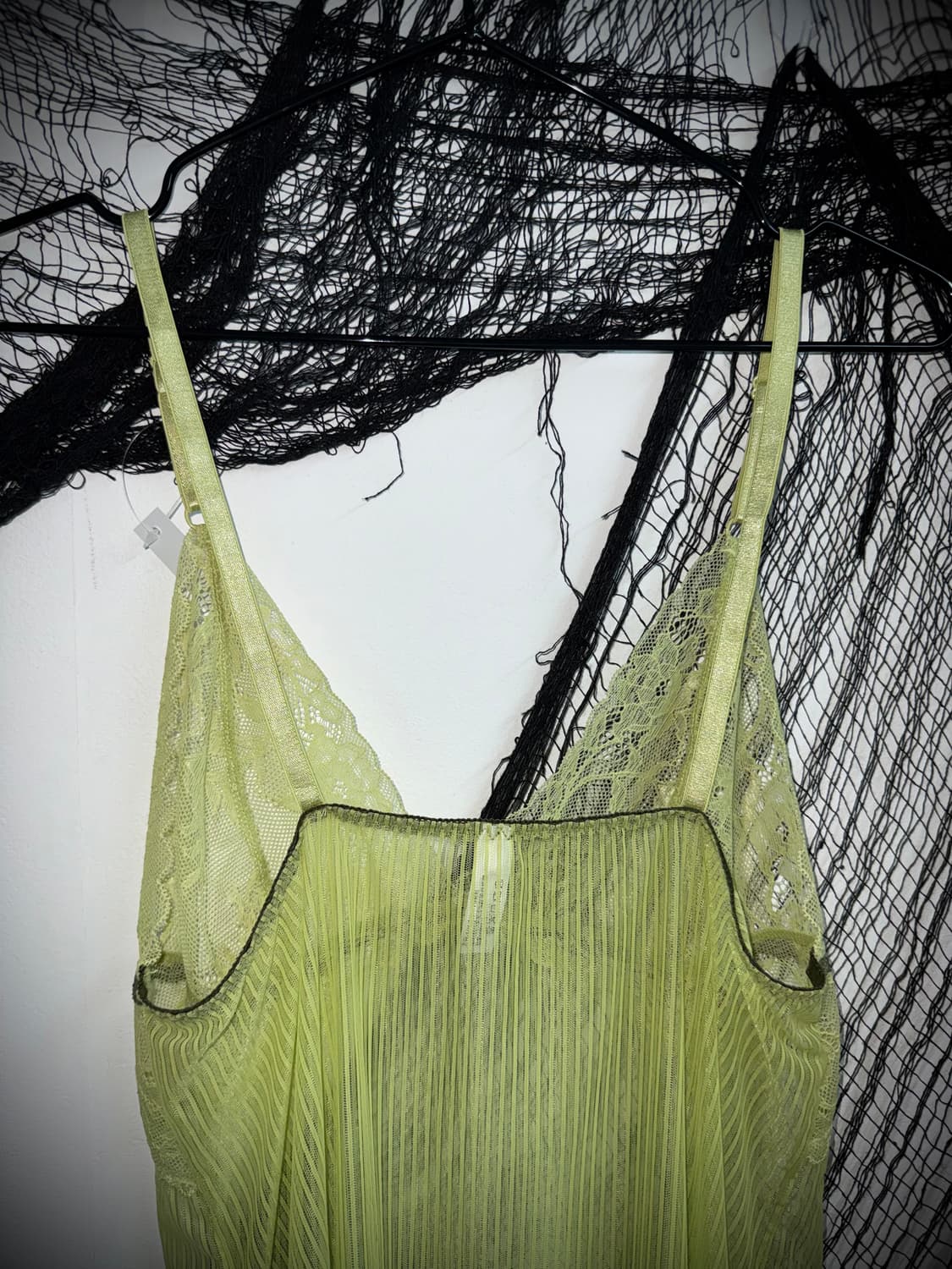 Light green lace camisole 상품이미지3