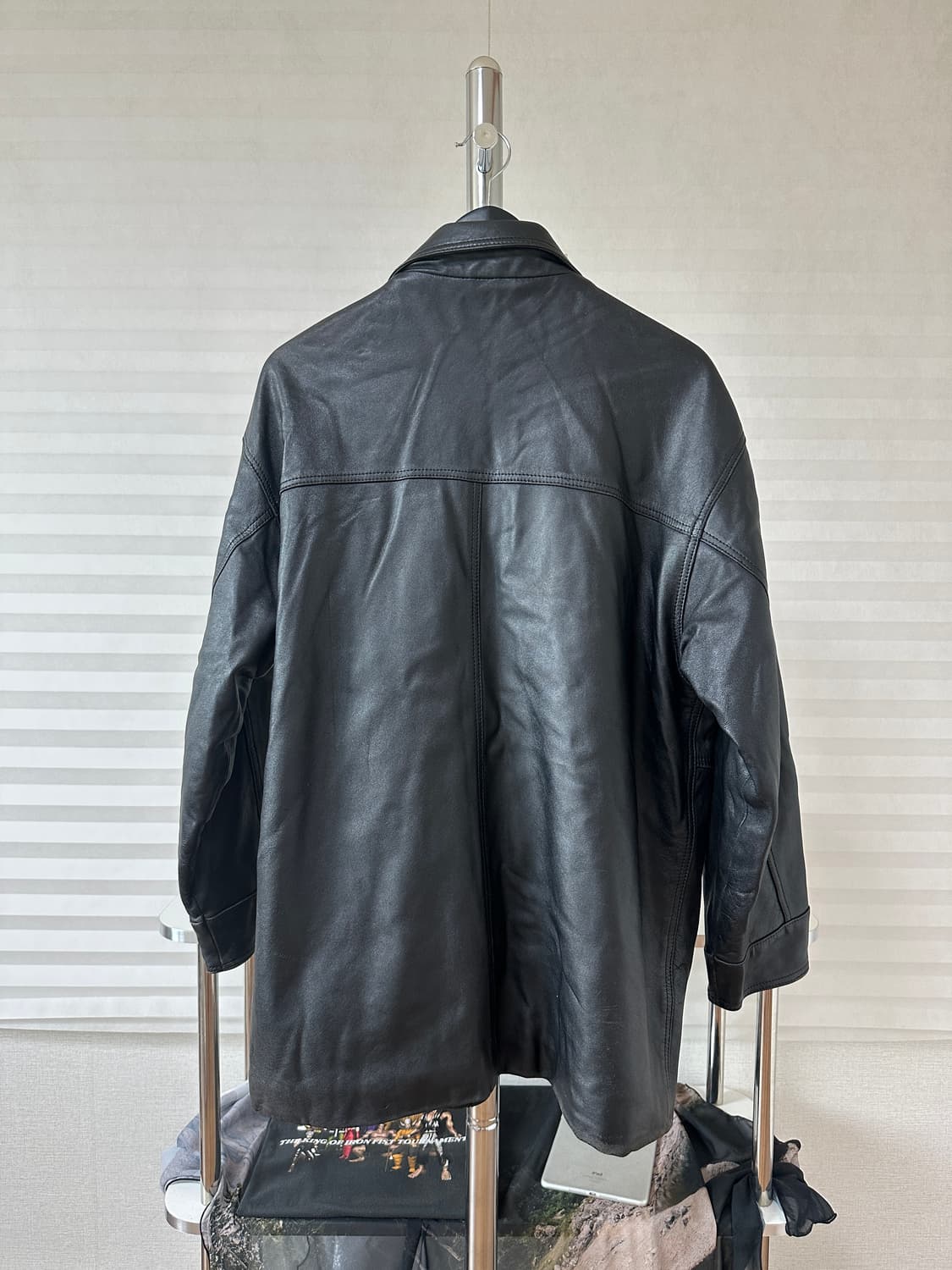 Lambskin Leather Car Coat 상품이미지2