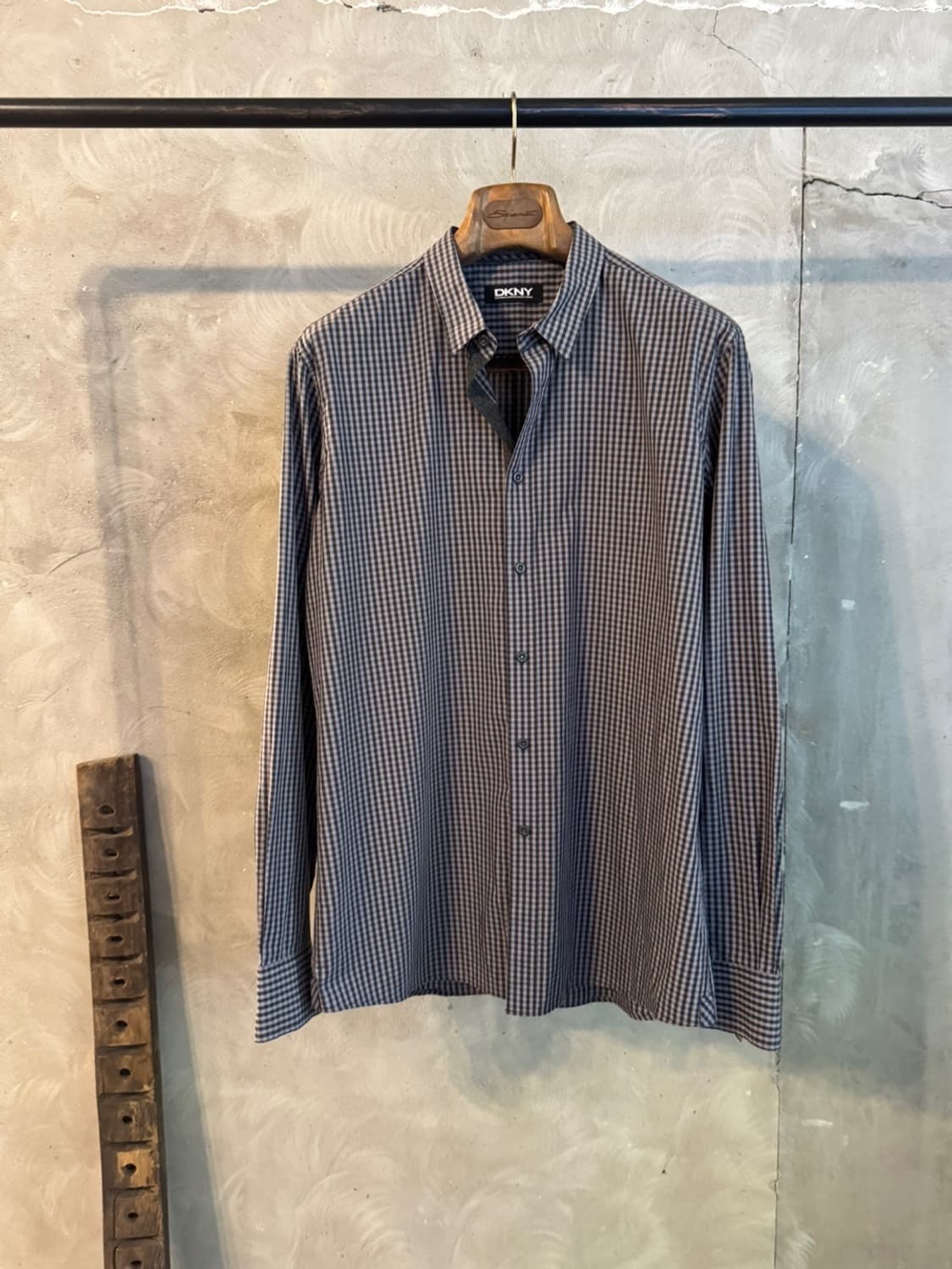 DKNY 깅엄체크 셔츠 100 상품이미지1