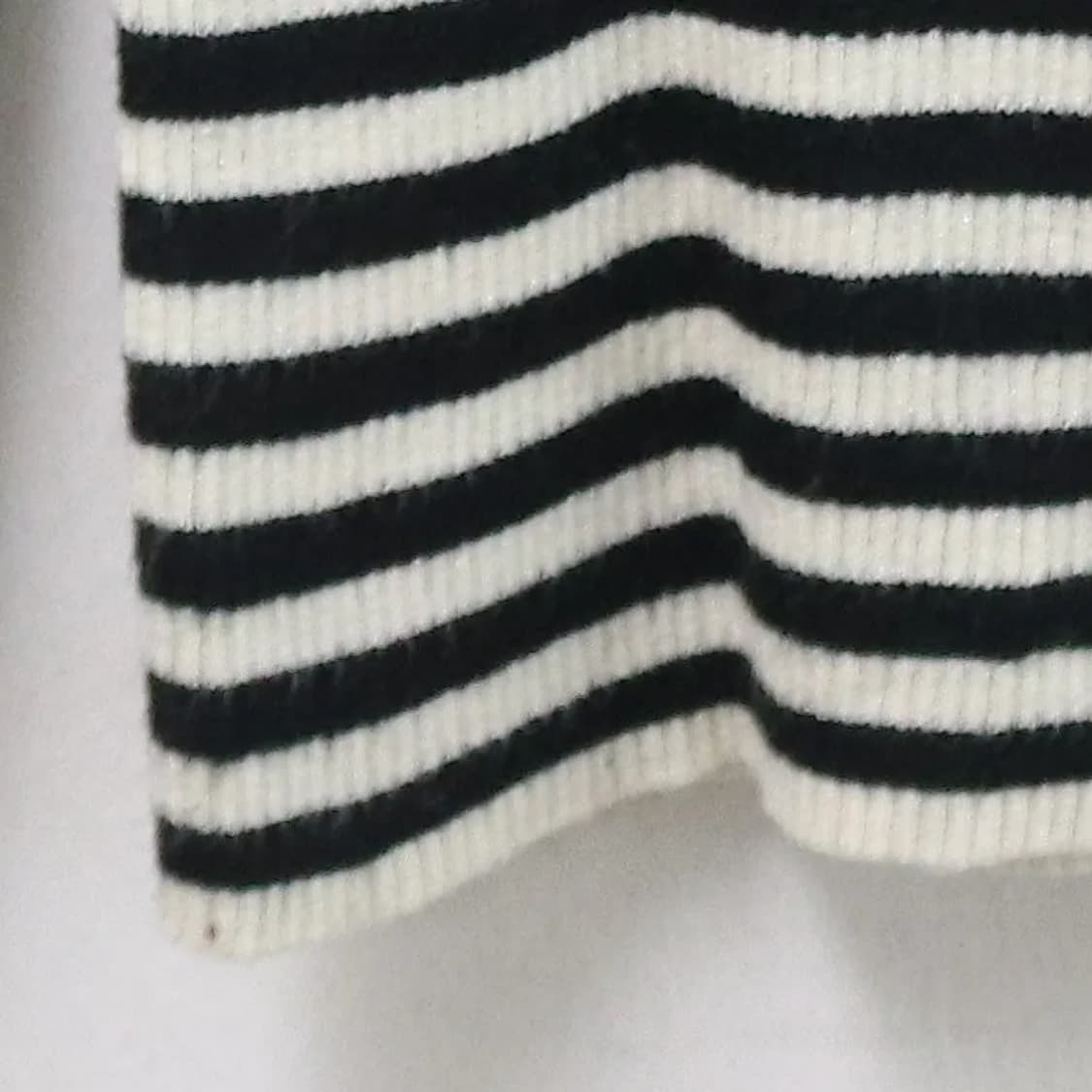 GRAZIE 스트라이프 브이넥 니트 62391 상품이미지4