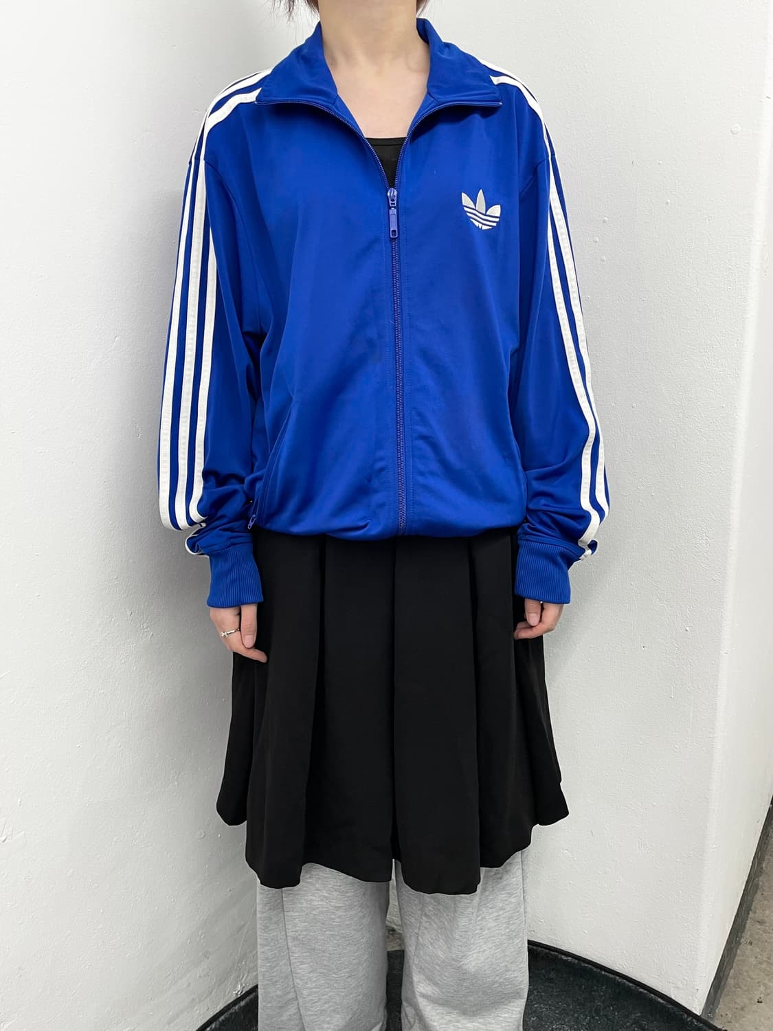 니혼진 너드 블랙 플리츠 스커트 상품이미지2