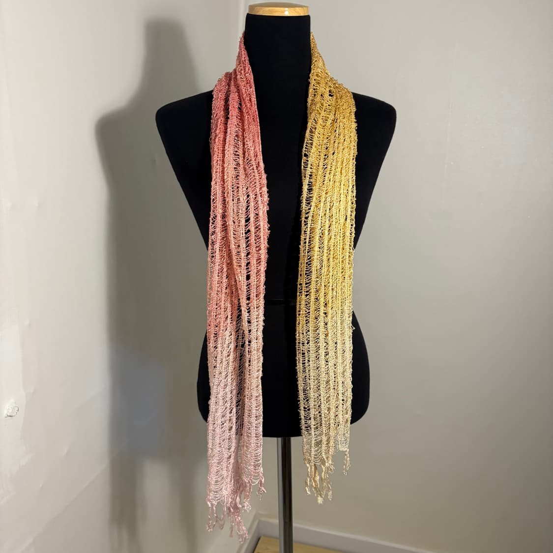 보헤미안 모리 데미지 그물 그라데이션 머플러 스카프 숄 상품이미지3