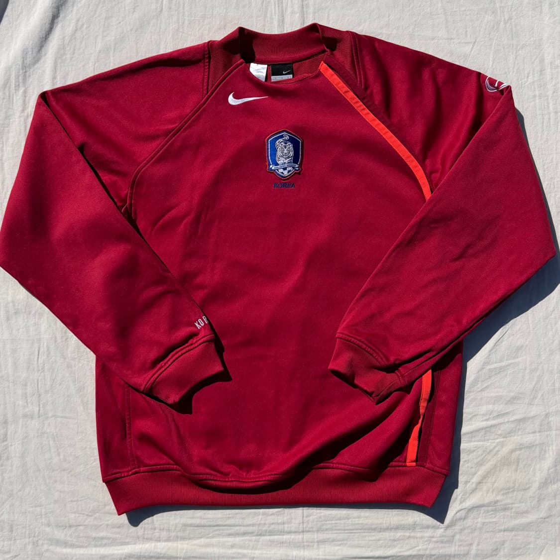 04-06 나이키 대한민국 축구 국가대표 써멀탑 웜업 상품이미지1