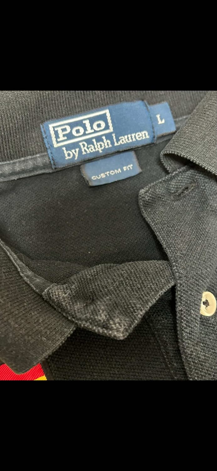 폴로 랄프로렌 블랙 빅포니 스페인 pk 카라티 L 상품이미지2