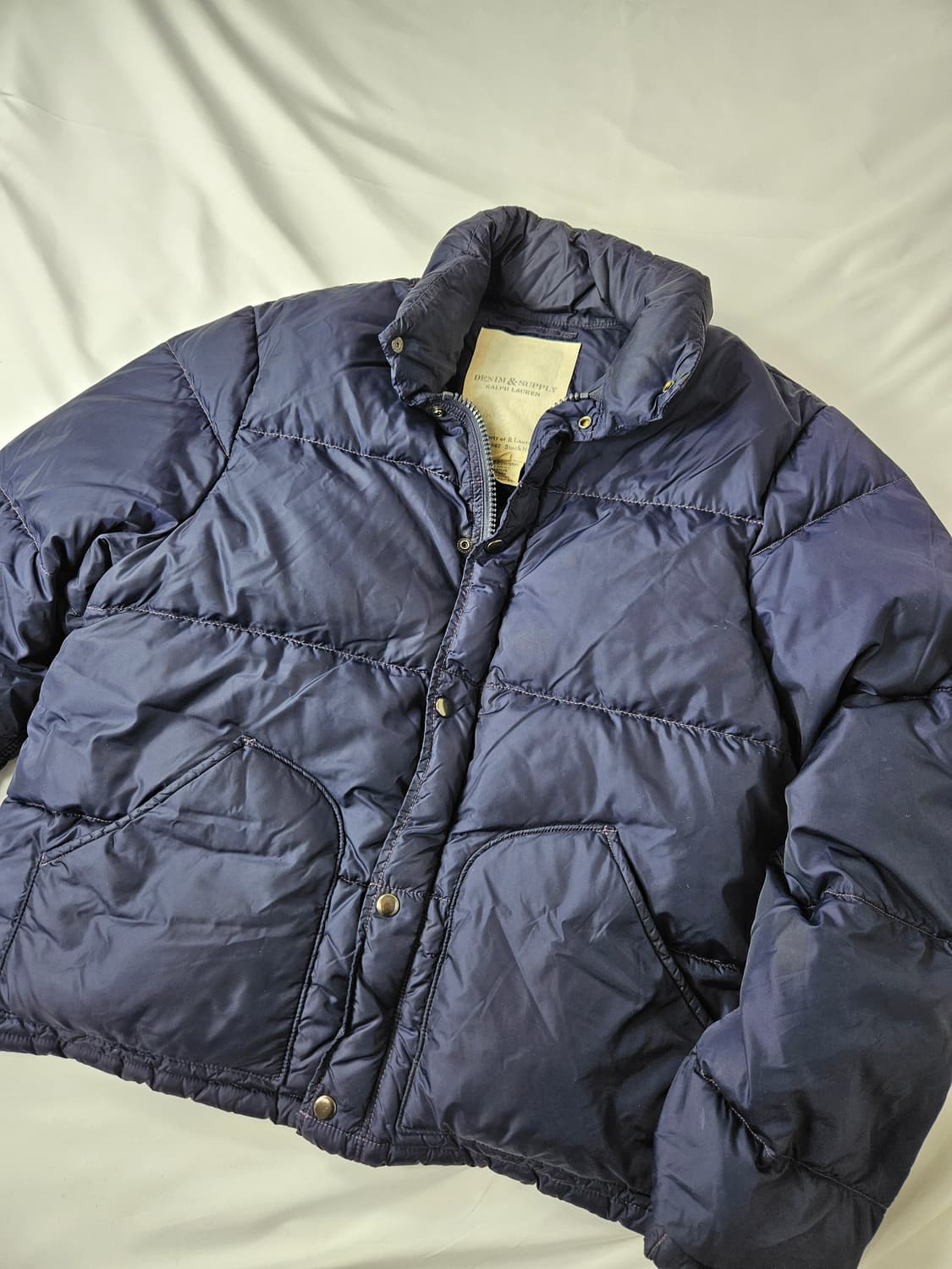 폴로 데님서플라이 랄프로렌 숏 다운자켓 숏패딩 L 상품이미지2
