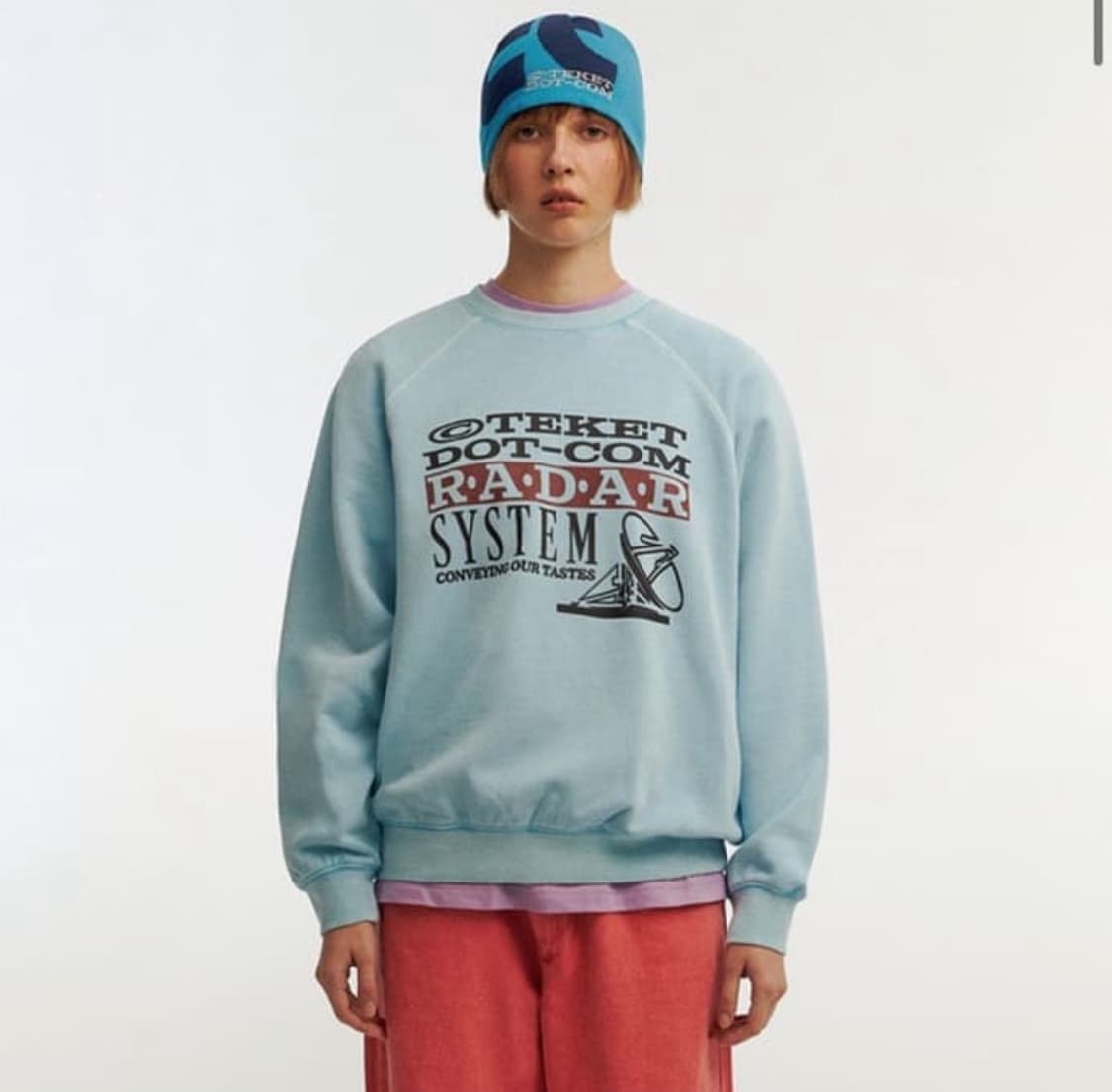 테켓 맨투맨 radar regular sweatshirt 상품이미지1