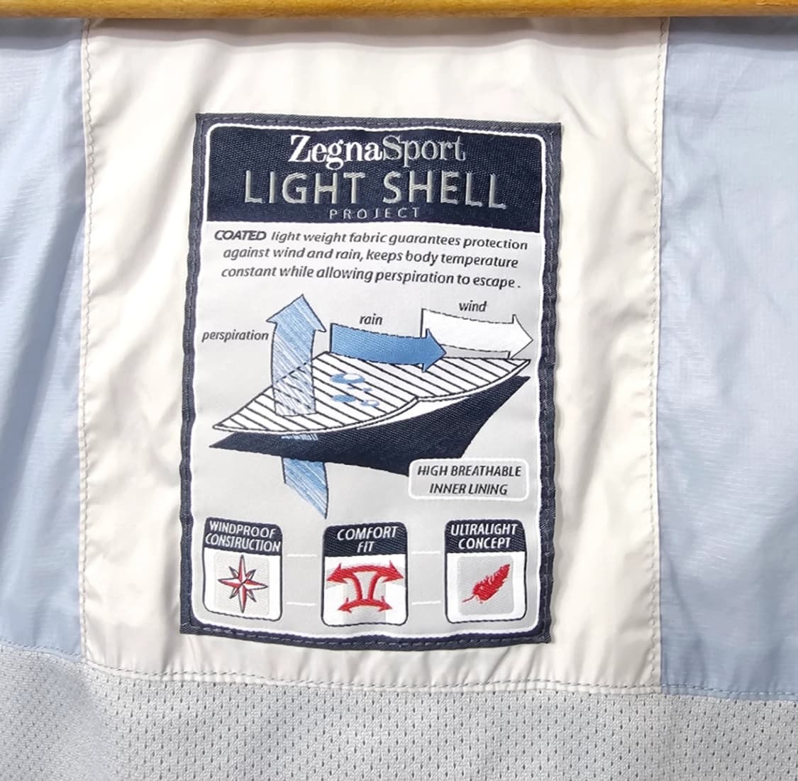 제냐 스포츠 라이트 쉘 블루종 재킷 95 상품이미지6