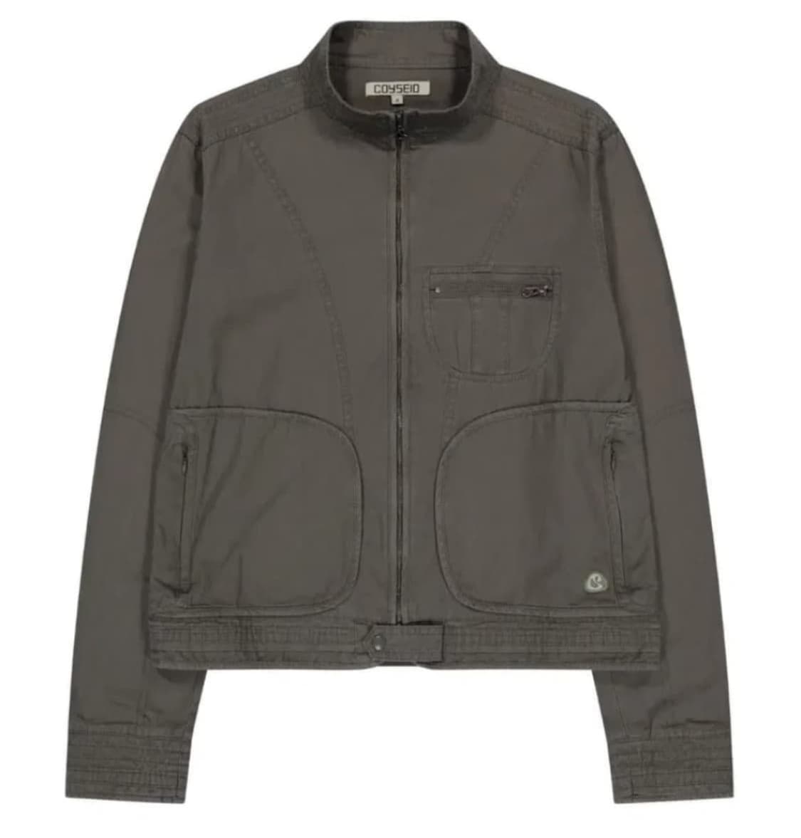 코이세이오 바인딩 코튼 자켓 애쉬브라운 상품이미지1