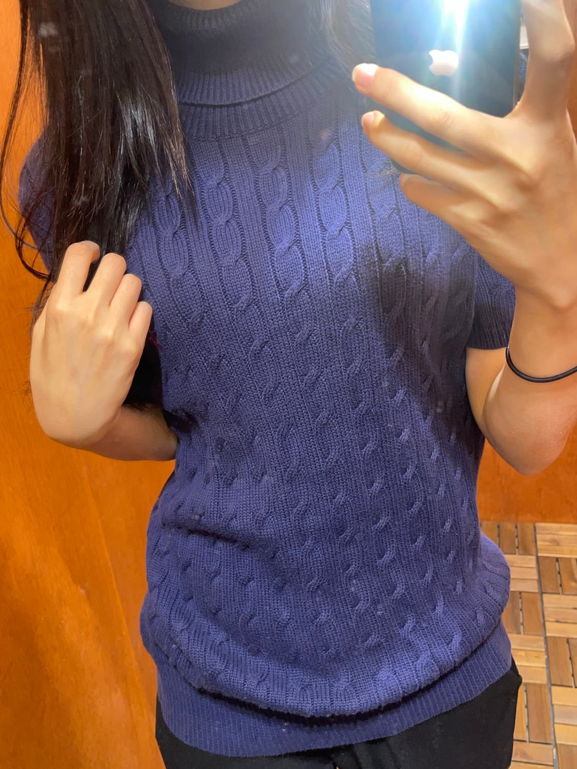 (XL) POLO 폴로 랄프로렌 스포츠 케이블 반팔 니트 상품이미지2