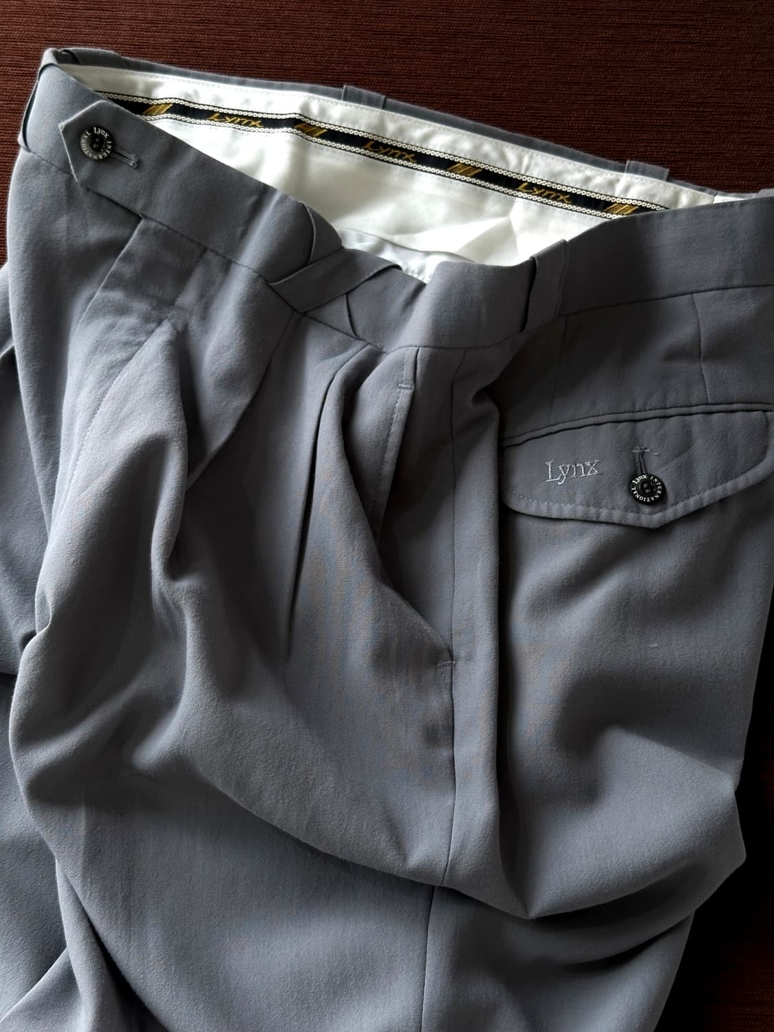 JPN Made brushed poly 2 pleats trousers 상품이미지2