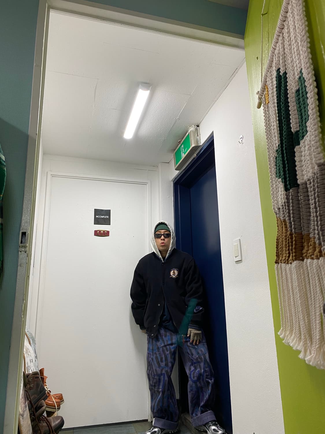 (XL)OLD NIKE RUGBY WOOL VASITY 상품이미지4