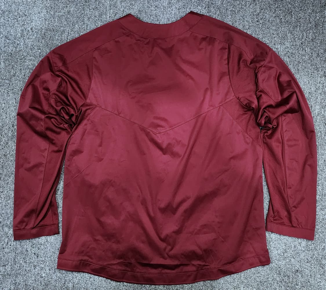 나이키 마룬 부분매쉬 풀오버 바람막이 웜업 L 상품이미지2