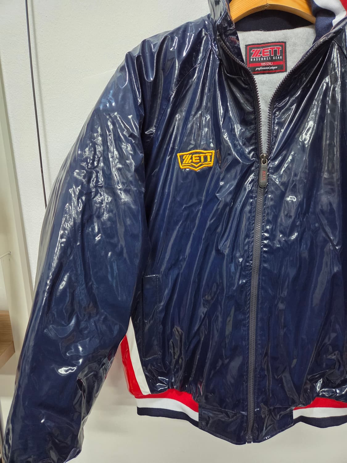 ZETT 젯트 야구 윈드브레이커 점퍼 유광 점퍼 상품이미지2