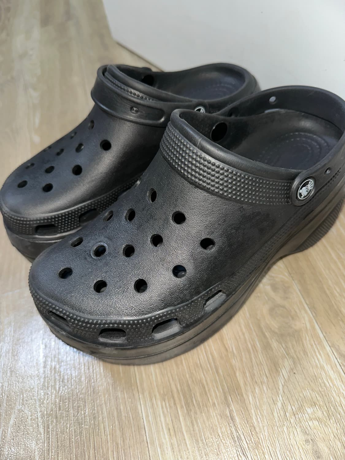 고스펑크 통굽 크록스 샌들 상품이미지3