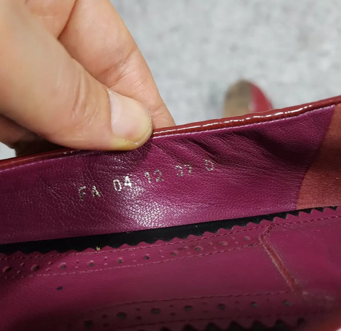 디올 페이턴트 로퍼 단화 플랫슈즈 37 상품이미지7