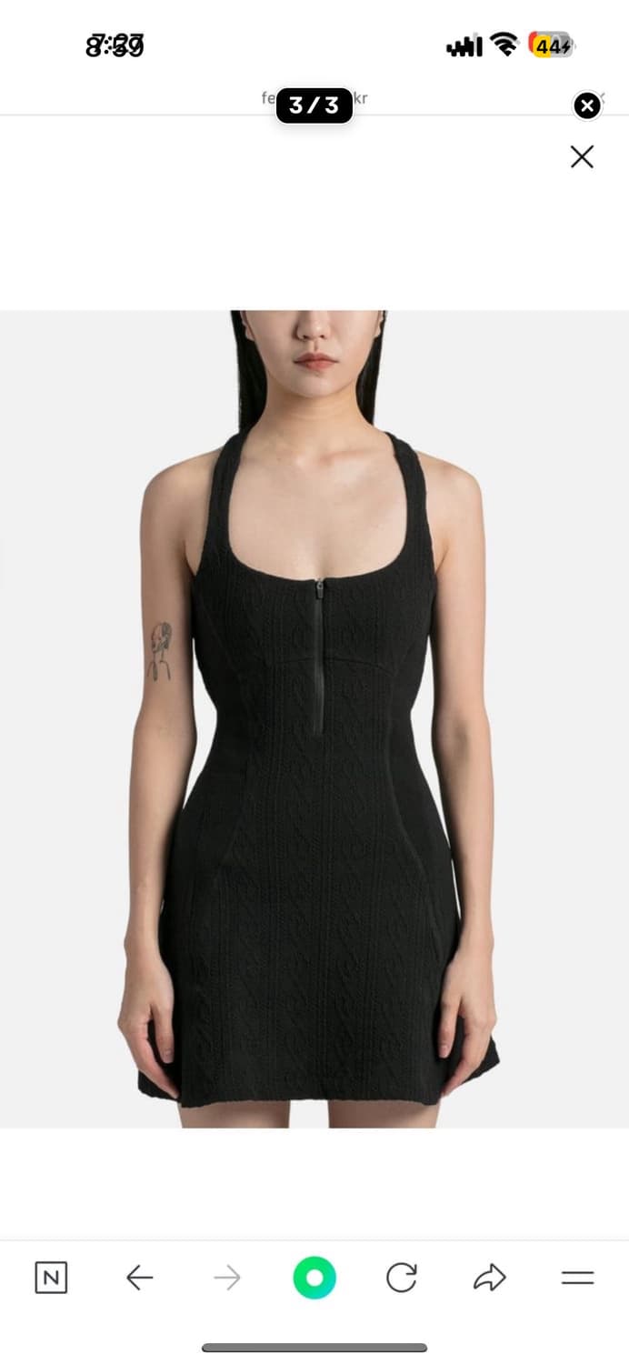 hyein seo 레이서백 원피스 0size 상품이미지1