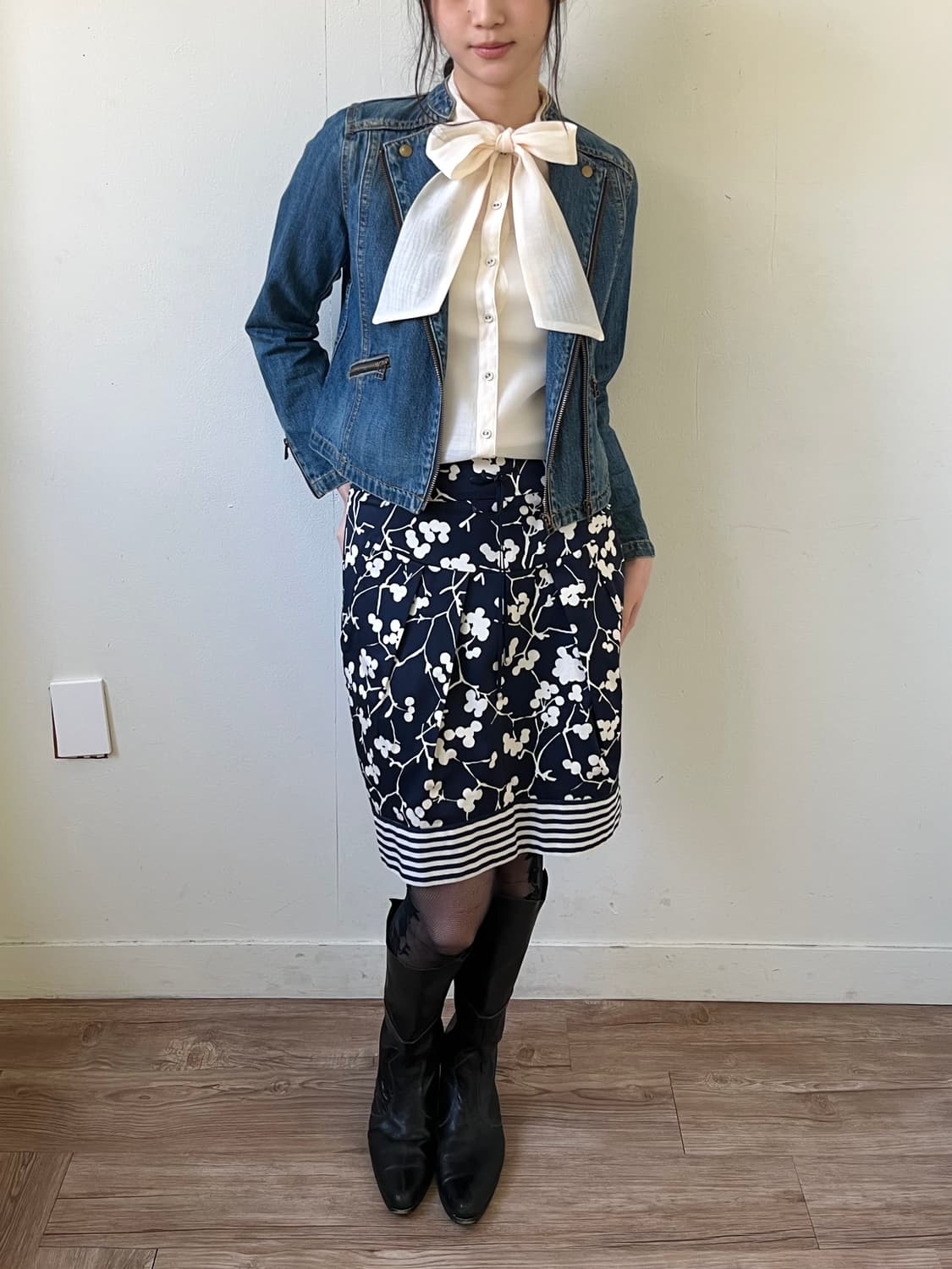 LANVIN 바이커 데님 자켓 상품이미지7